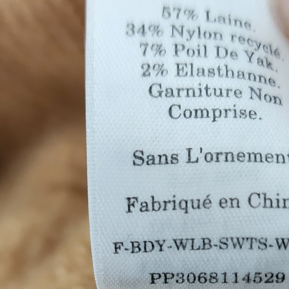 Everlane Cozy Stretch Wide Leg Sweatpants in Camel - Picture 10 of 11